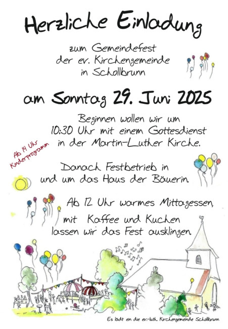 Einladung zum Fest